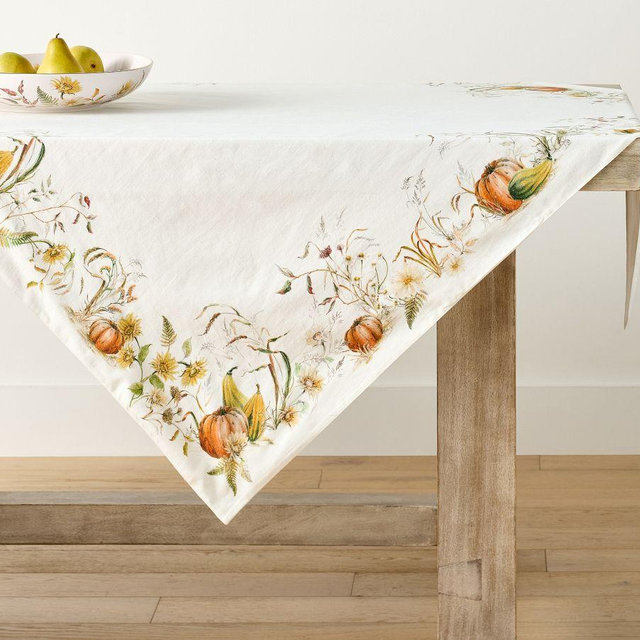 Bedford Harvest Cotton/Linen Table Throw - Multi