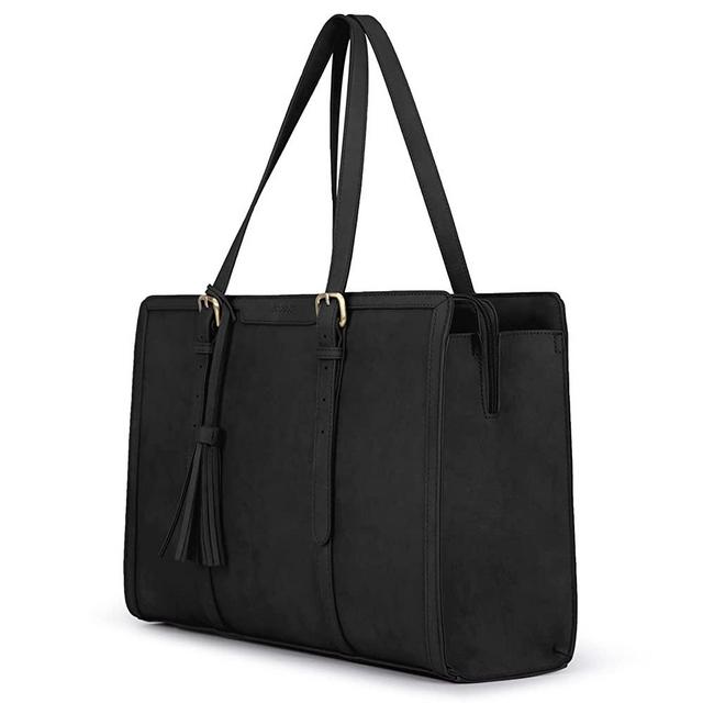 ECOSUSI Laptop Tote Fits Up to 15.6 Inch Briefcase for Women Office Handbags large Capacity with 3 Layer Compartments