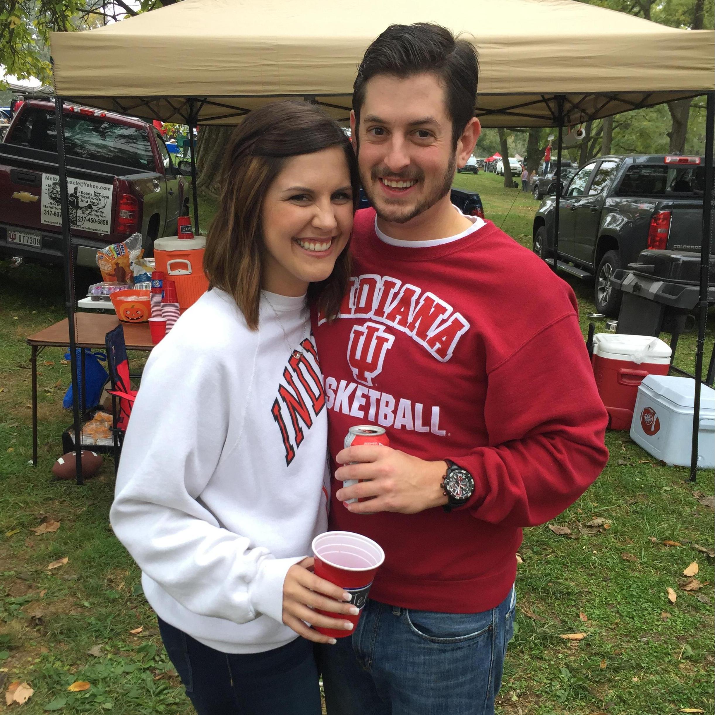 IU tailgate sometime fall of 2016