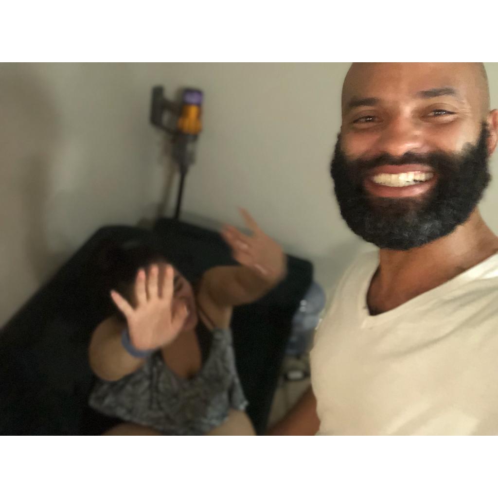 The day we found out we were pregnant. (2 days before we got married)