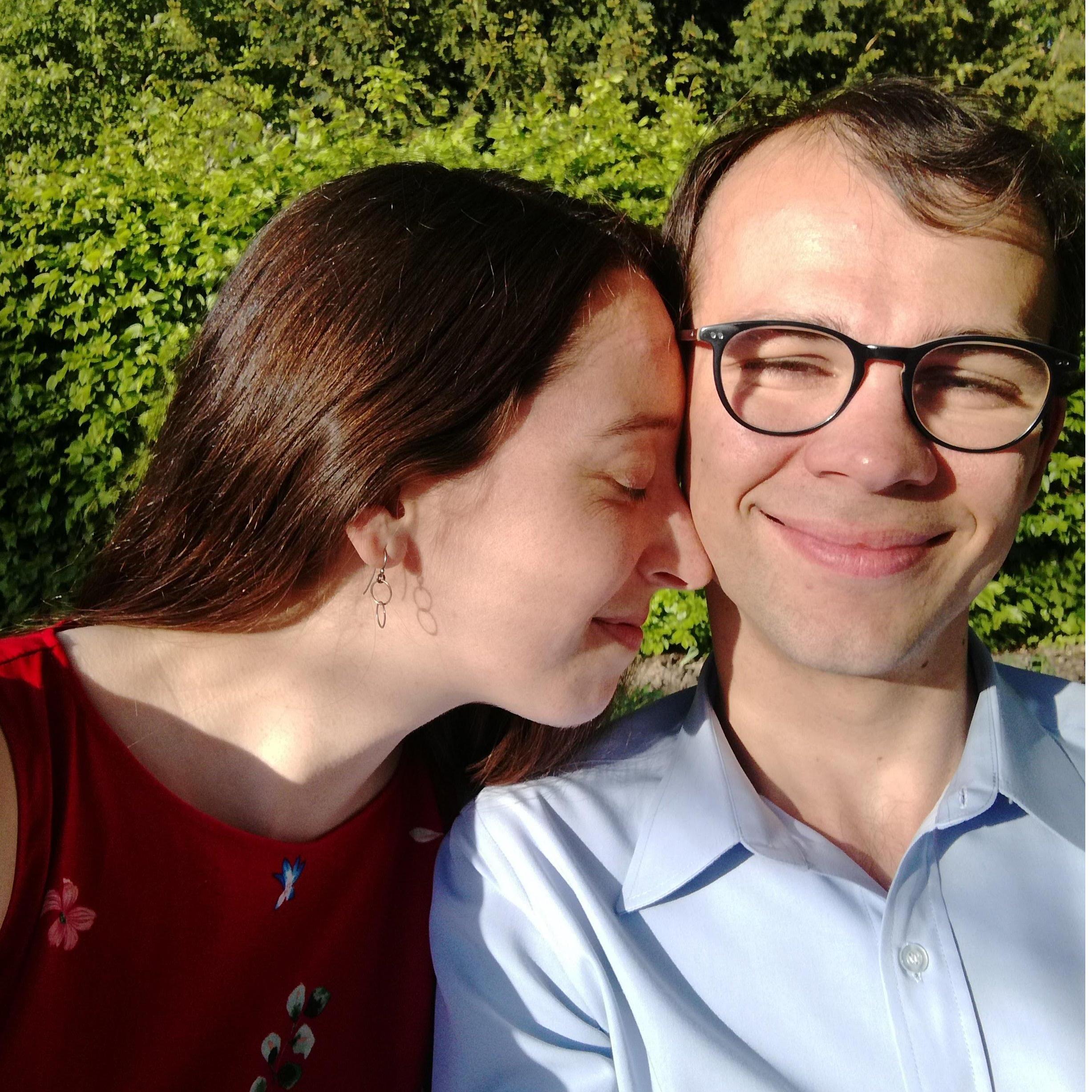 In the sunshine at the rose garden in Berlin Tiergarten