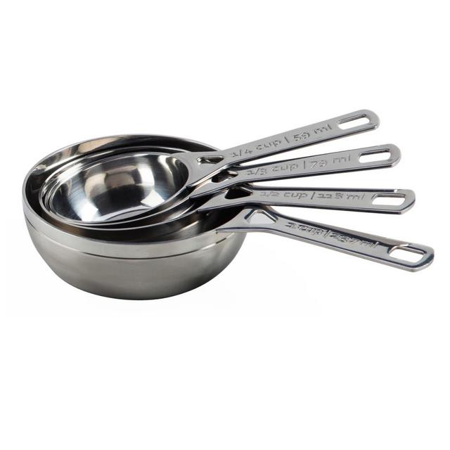 Stainless Steel Measuring Cups, Set of 4
