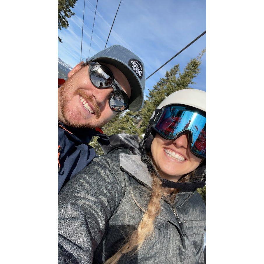 Cheesin on the mountain