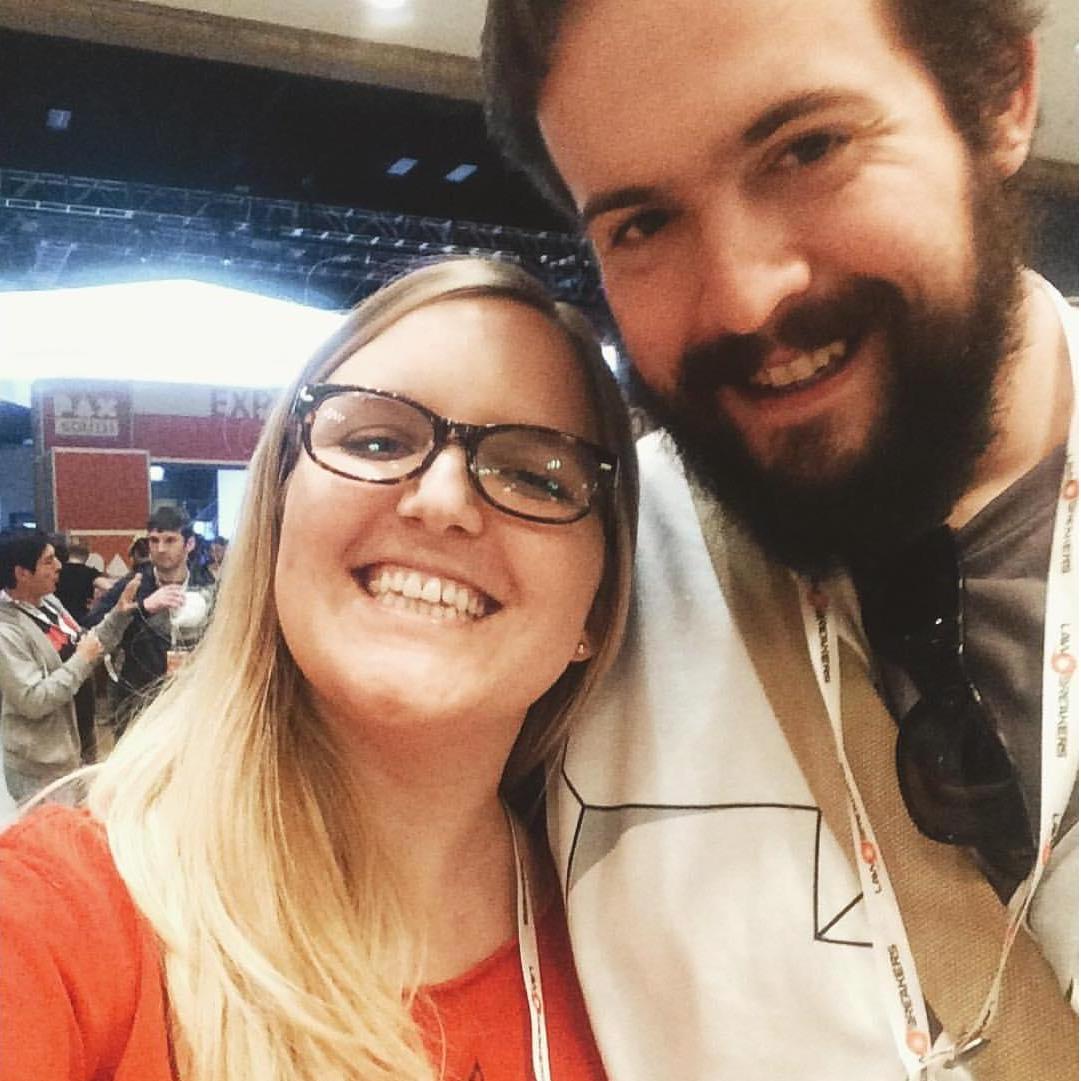 Nerding-out together at PAX South! January 2016