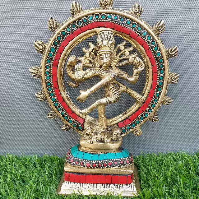 Dancing Shiva Nataraja Brass Statue