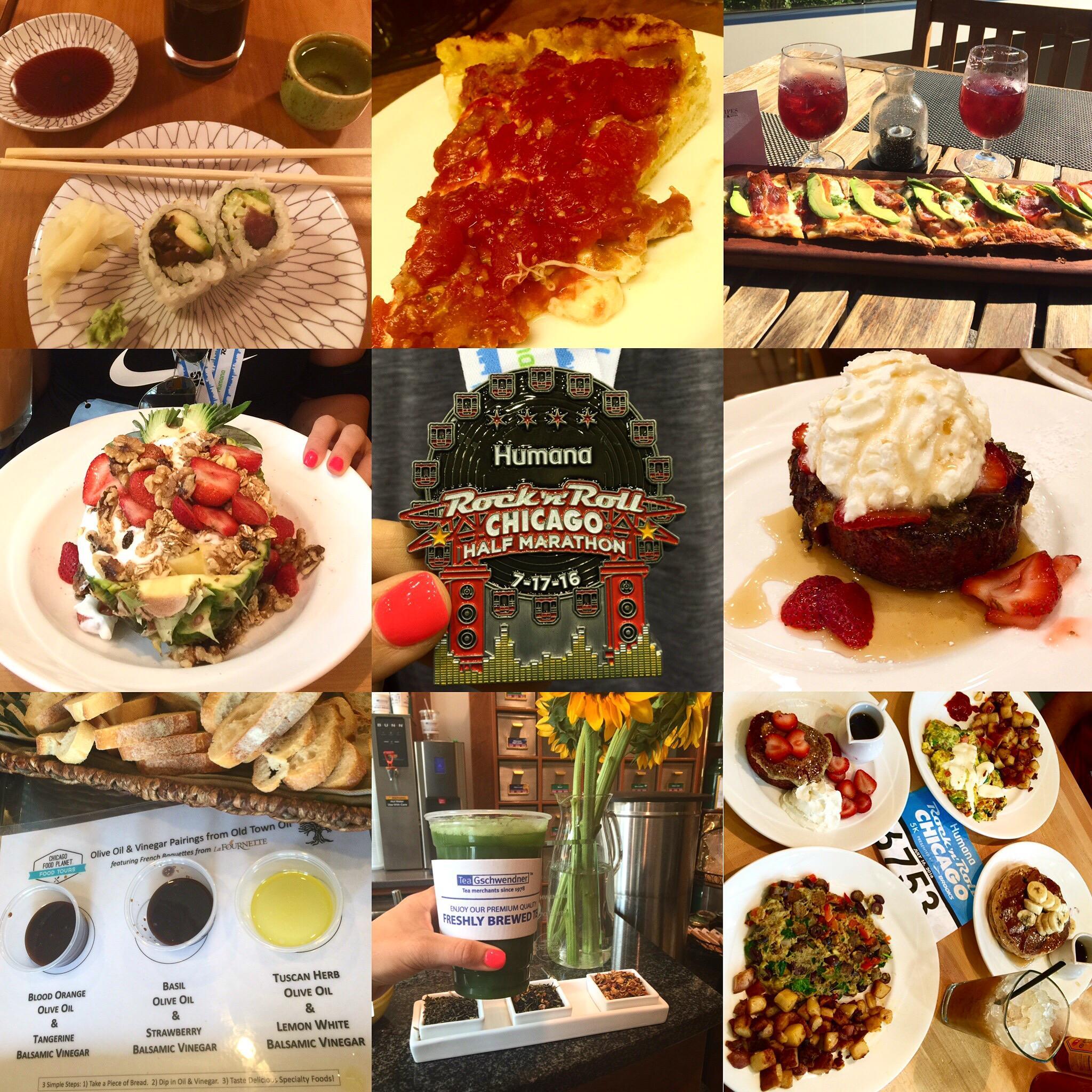 Epic Chicago good tour after the half marathon!