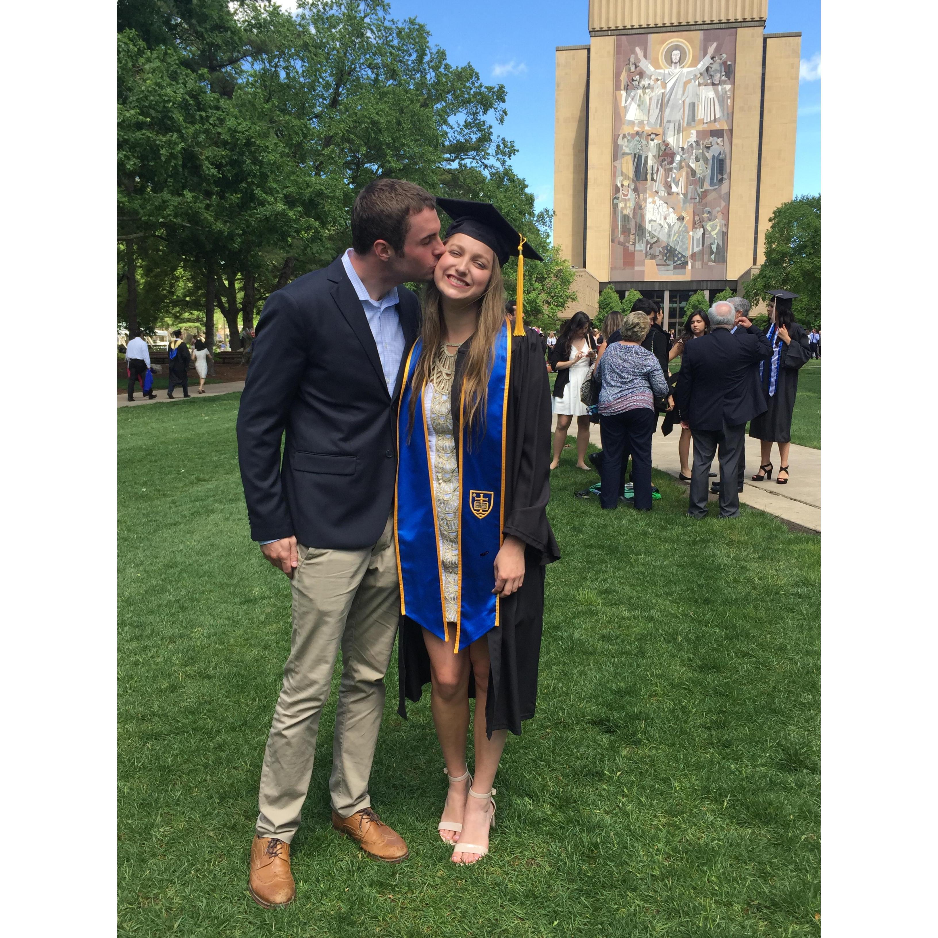 Rachel's ND college graduation!