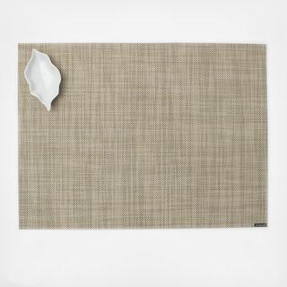 Rectangular Mini Basketweave Placemat, Set of 4