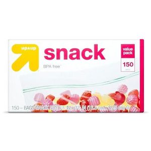 Double Zipper Snack Size Bags 150ct - up & up™