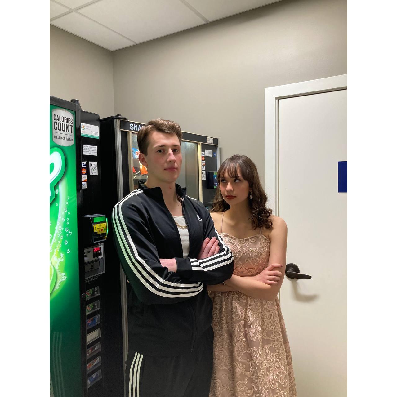 When Tomek showed up to Pres Ball in a track suit and Lucy was...not happy