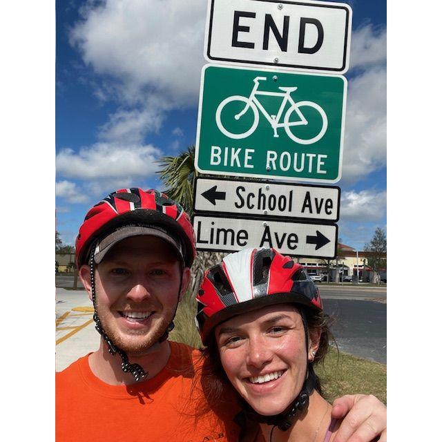The 32-mile bike ride in Florida, ending at Wawa's!