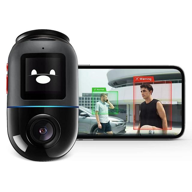 70mai Dash Cam Omni, 360° Rotating, Superior Night Vision,Built-in 128GB eMMC Storage, Time-Lapse Recording, 24H Parking Mode, AI Motion Detection, 1080P Full HD, Built-in GPS, App Control