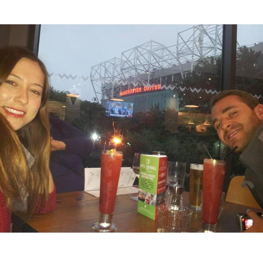 Hotel Football in Manchester, England, July 2015.
Of course the first time we went to see Manchester United, they were playing in the US!