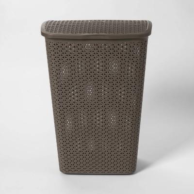 Y Weave Pattern Hamper Dark Gray - Room Essentials&#153;