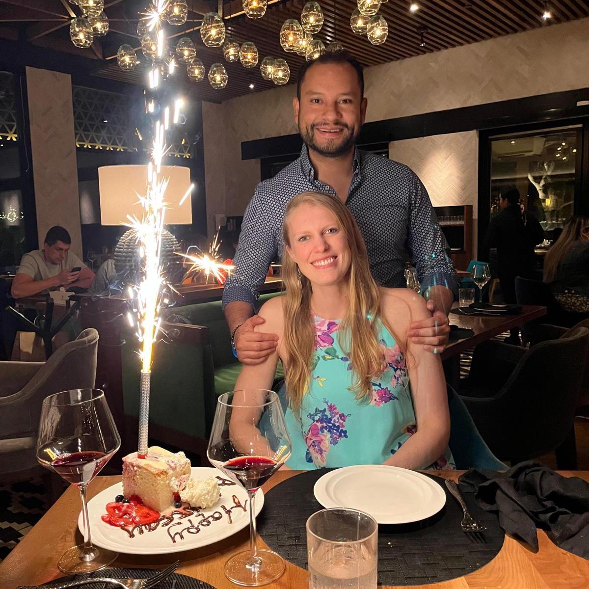 Dallas, Texas on our anniversary