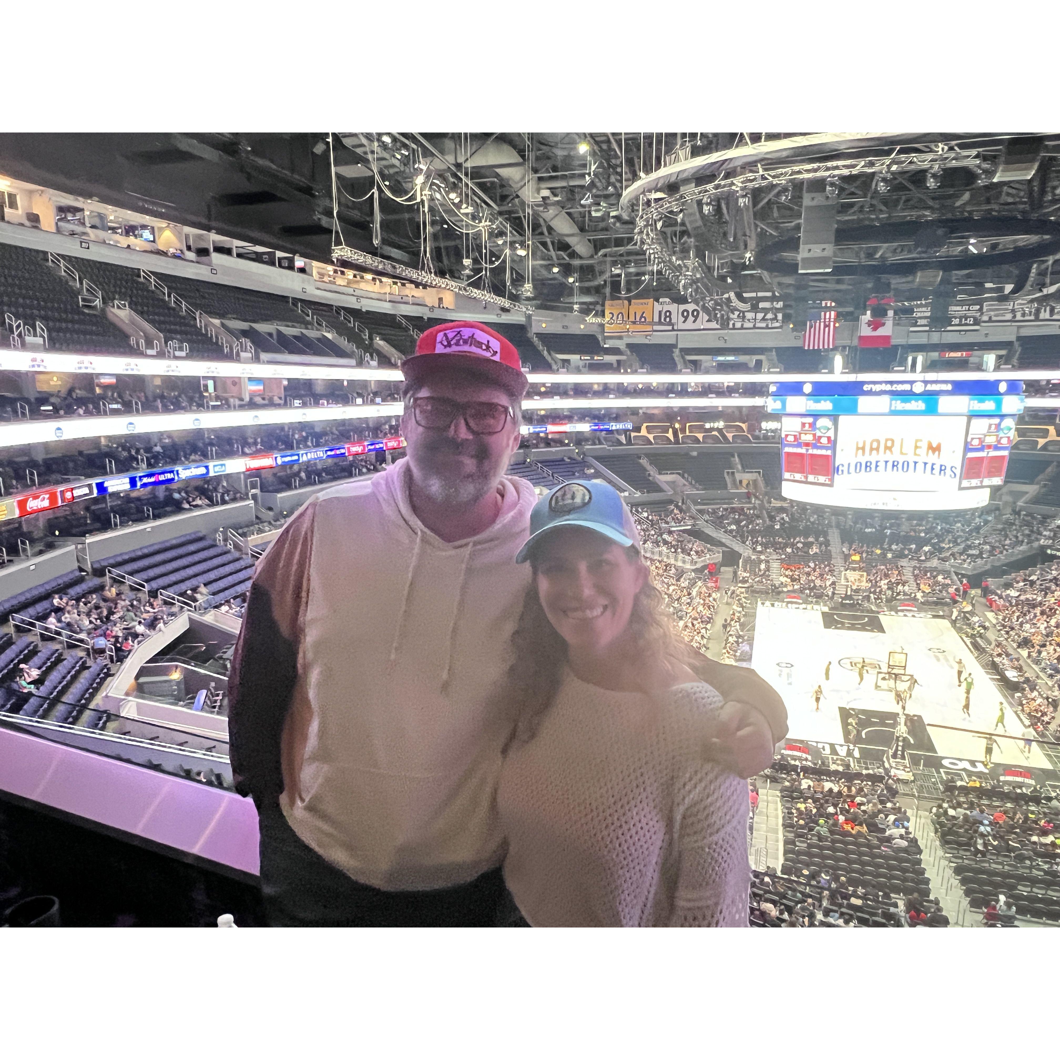 Bouncing into 2024 with the Harlem Globetrotters