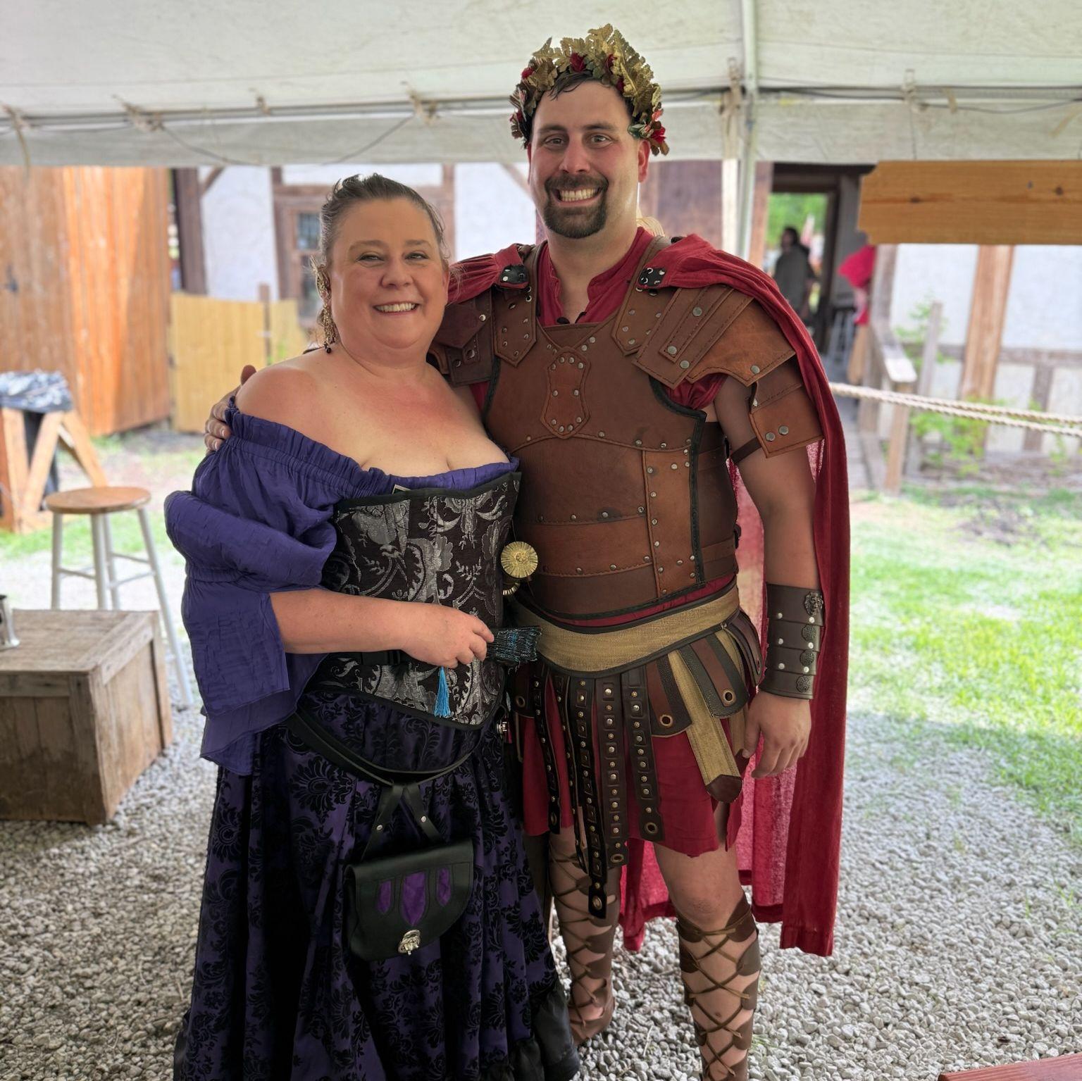 Jordan and his mother Shannon at our engagement