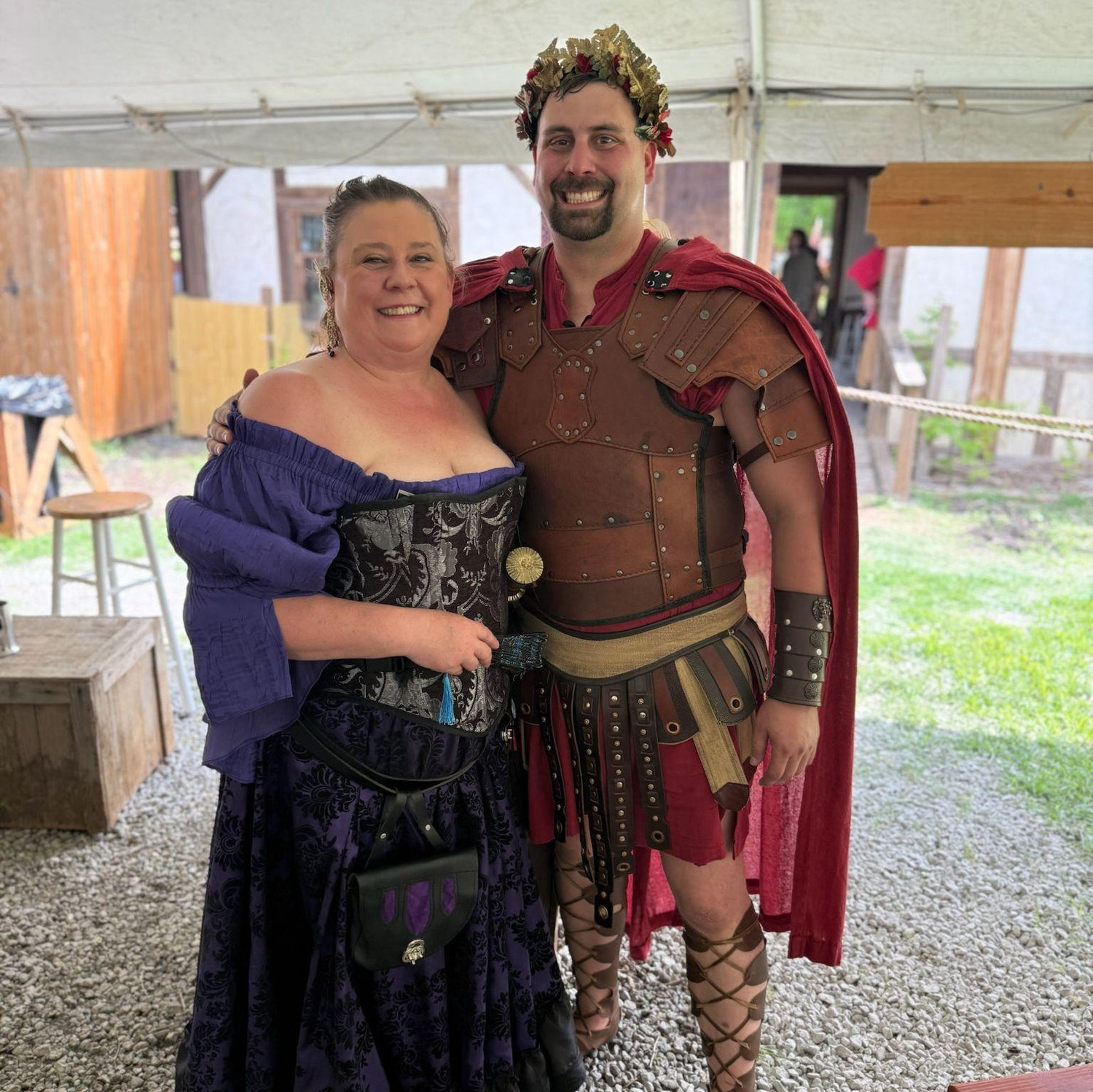 Jordan and his mother Shannon at our engagement