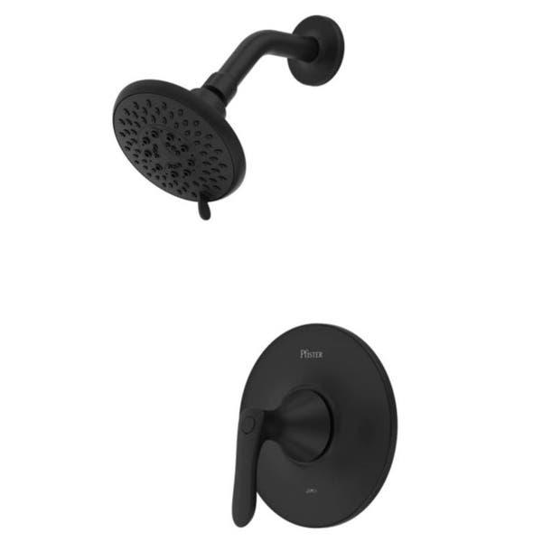 Pfister Weller Shower Only Trim Package with 1.8 GPM Multi Function - Matte Black