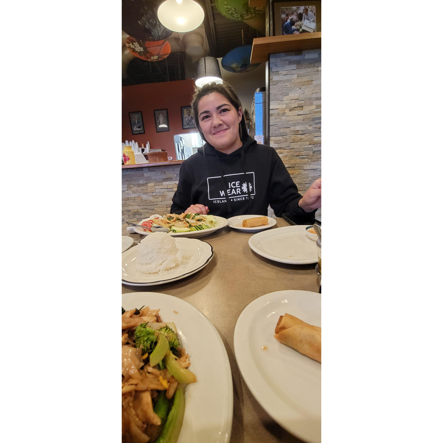 Our first date 6/11/21. Of course it is Thai food!
