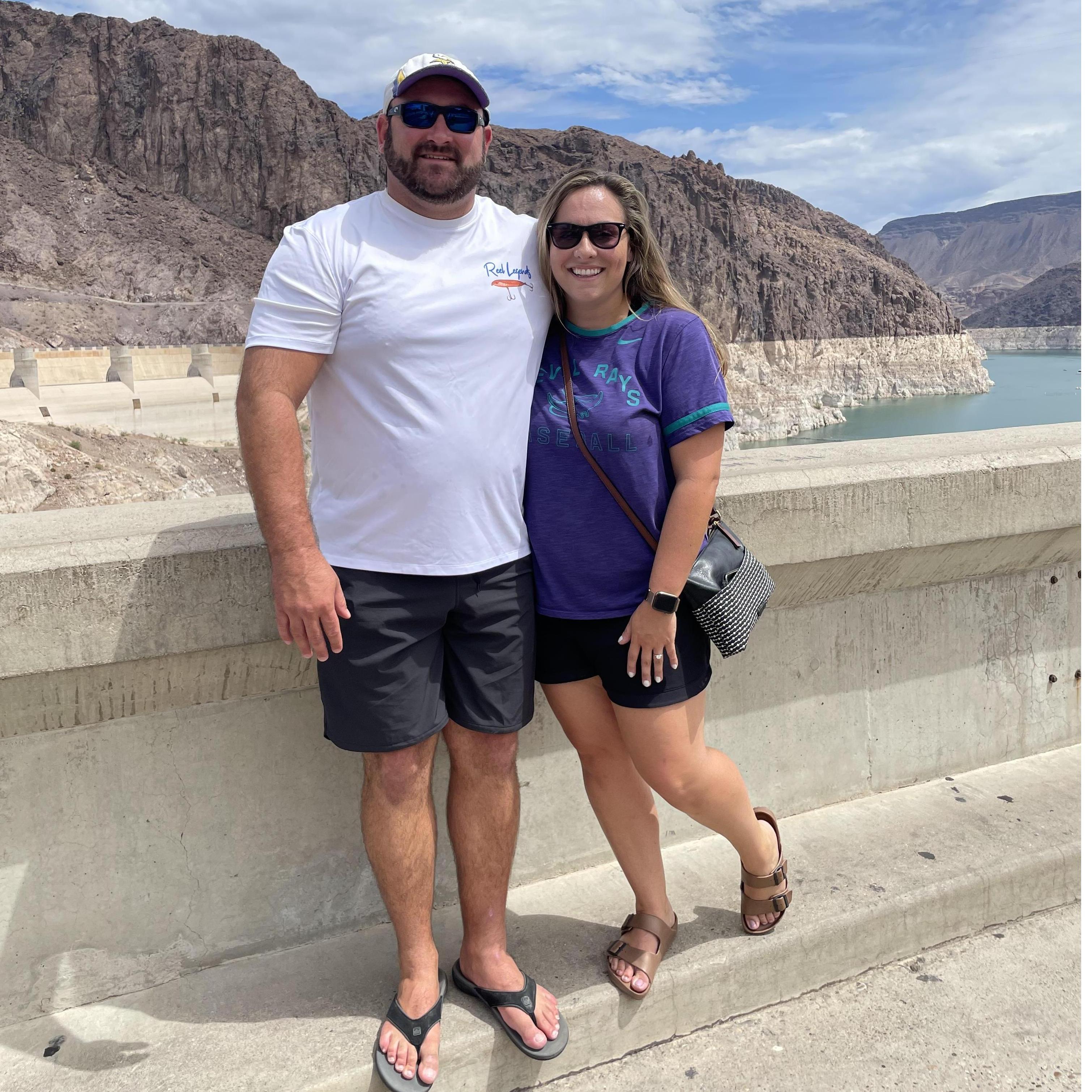 At the Hoover Dam!