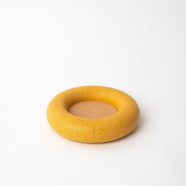 Wine Bottle Coaster - Marigold Terrazzo