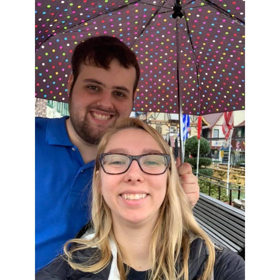 It rained a little while we were in Helen!!!