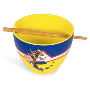 My Hero Academia All Might Ramen Bowl | 16 Oz Bowl | Featuring All Might | MHA | Anime Bowl | Collective | Kitchen Deco | Official Licensed By Just Funky