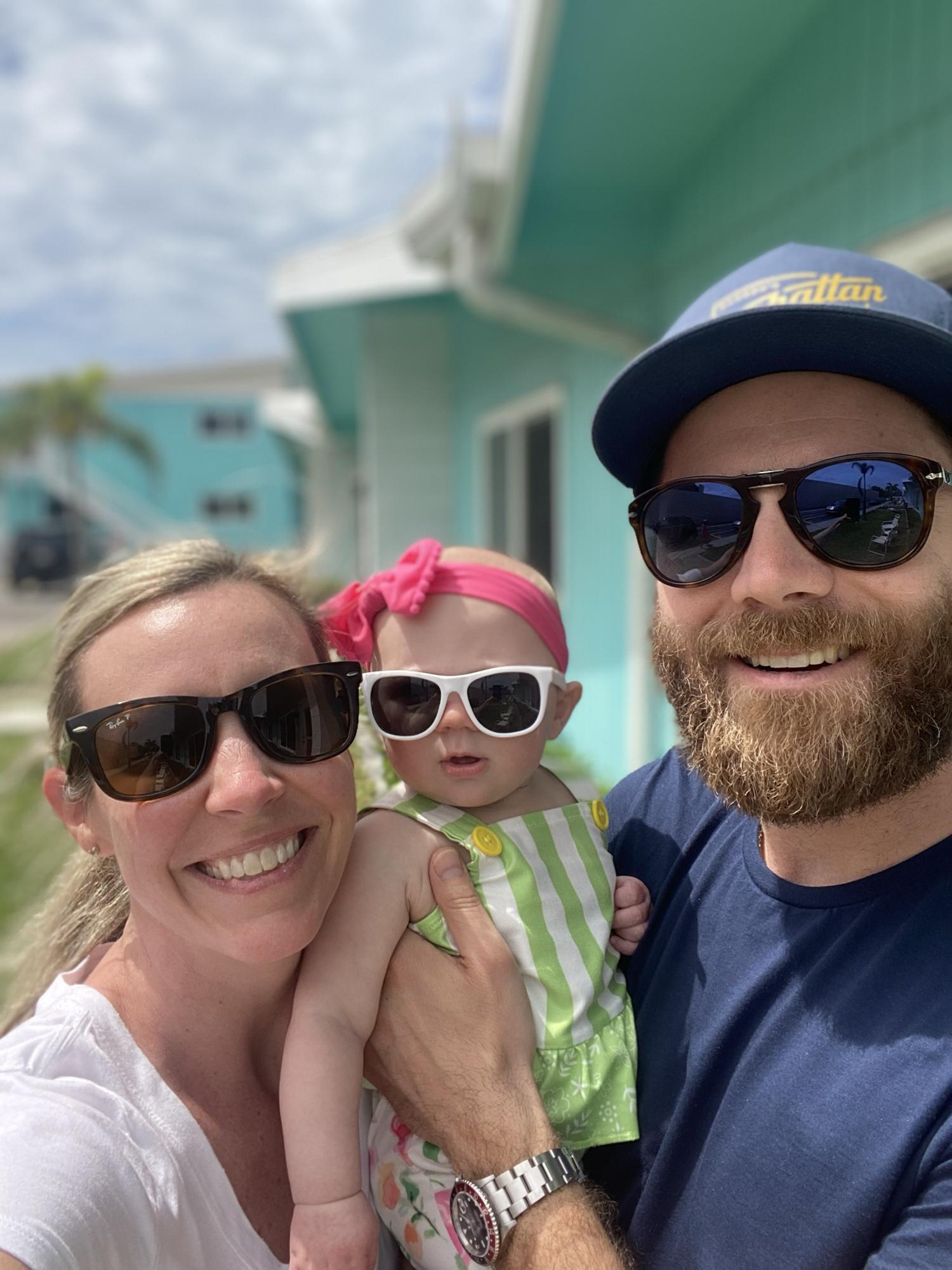 Visiting Momo & Grampy in Siesta Key, FL - March 2022