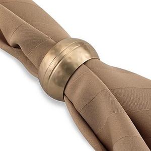 Orbit Napkin Ring in Brushed *Gold*