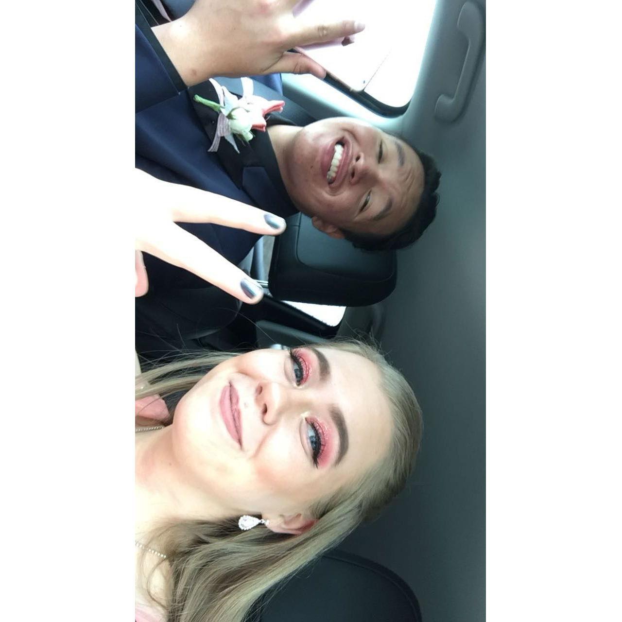 Our first prom together