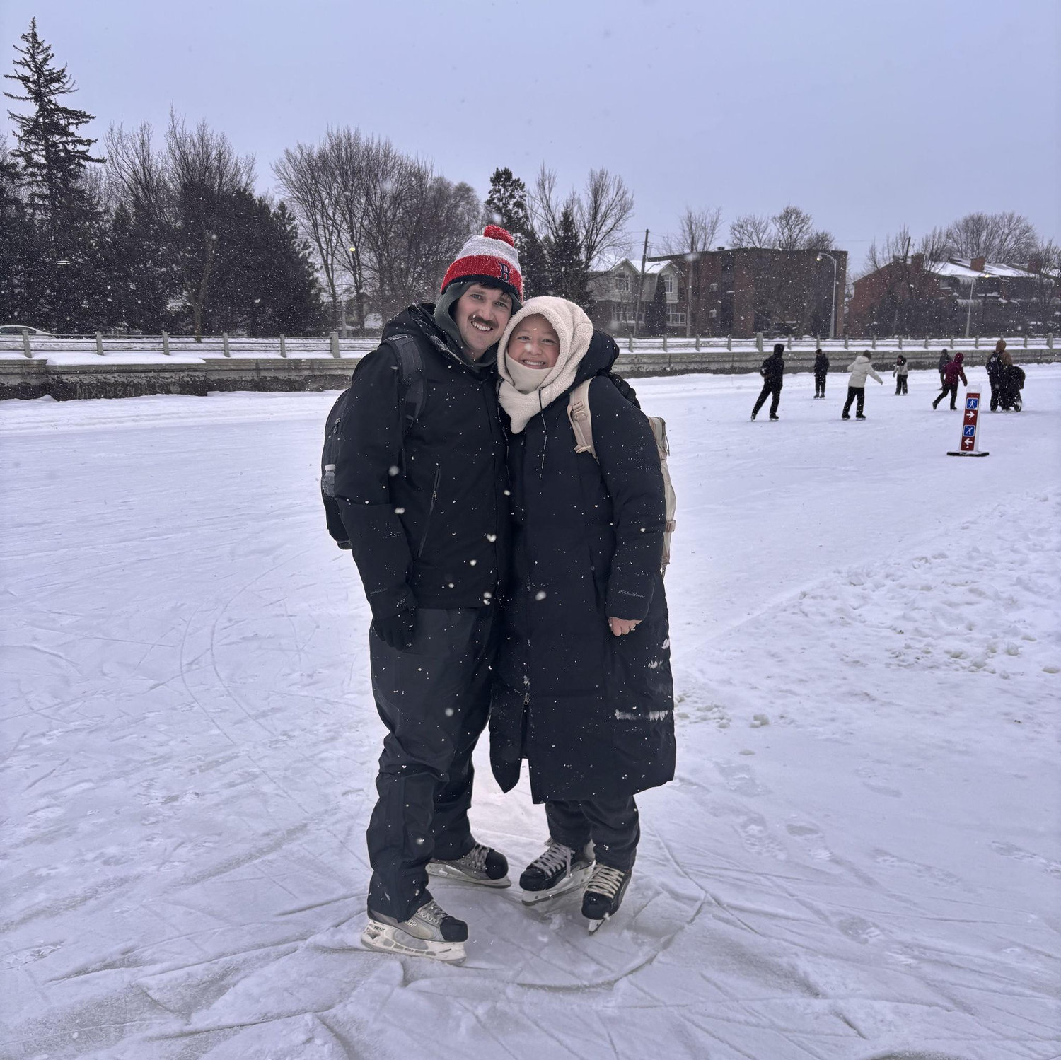Justin's first Winterlude and skating the Rideau Canal  in Ottawa, visiting Anna's grandparents.