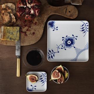 Blue Fluted Mega Square Plate