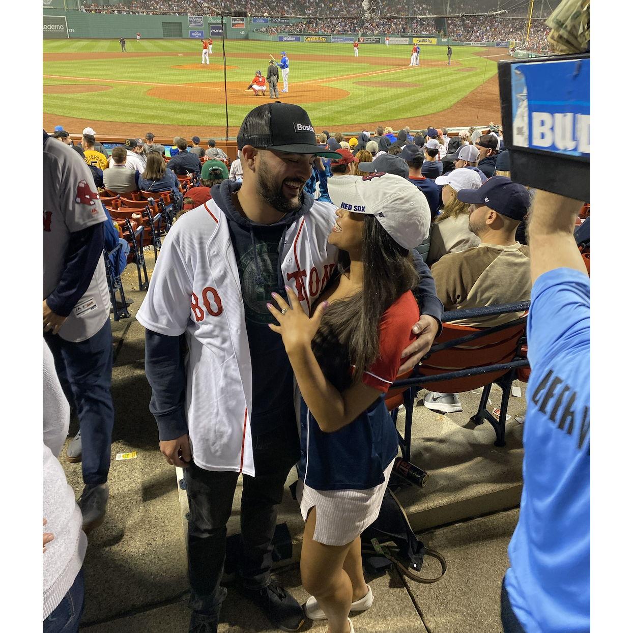 Our 2nd date at Fenway