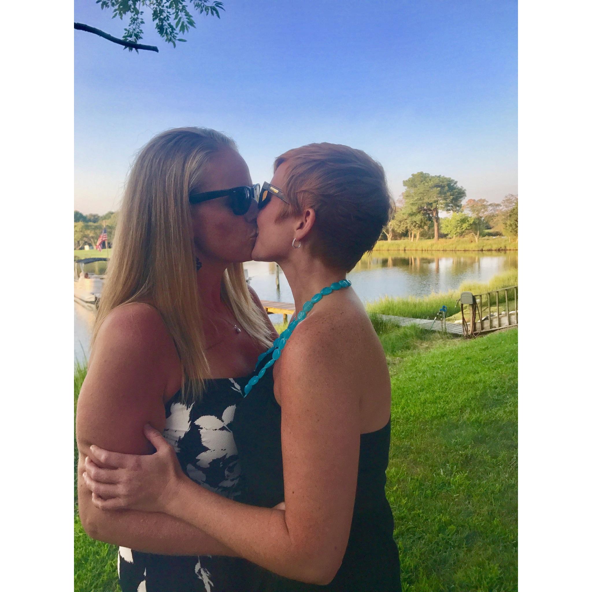 At Erica and Berkleys wedding on the Eastern Shore