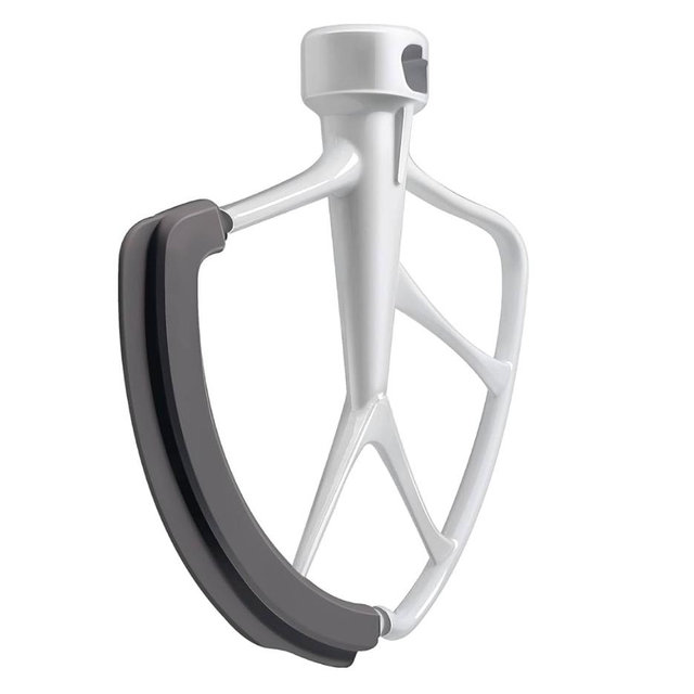 KITCHPOWER 6 Quart Flex Edge Beater for KitchenAid Bowl-Lift Stand Mixers, Paddle Attachment Mixer Accessory