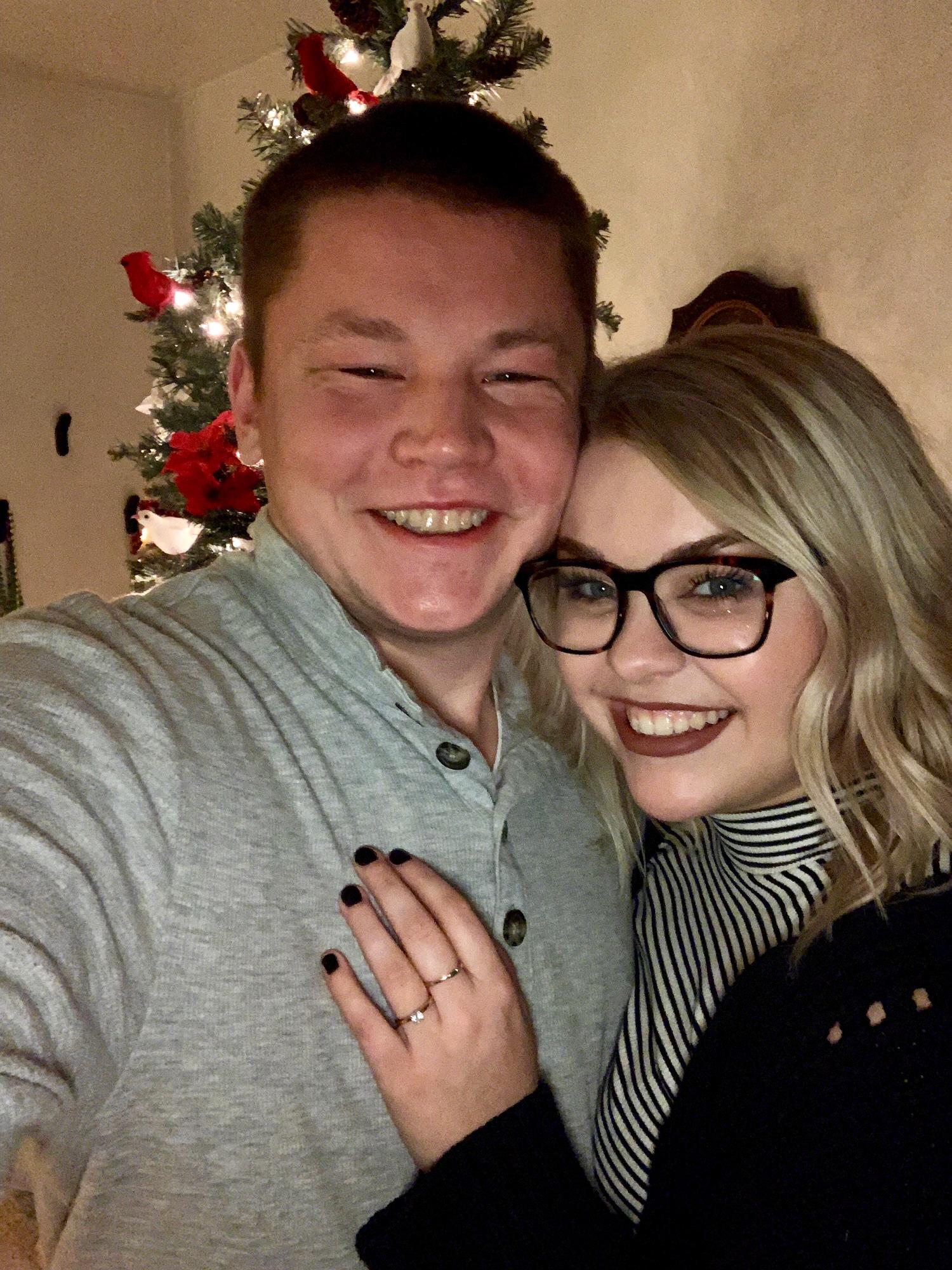 The day we got engaged! December 23, 2018.