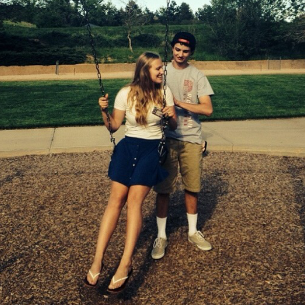 One of the earliest pictures T and Maddie have together | 2014