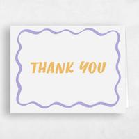 Purple Wedding Thank You - Key West Landscape