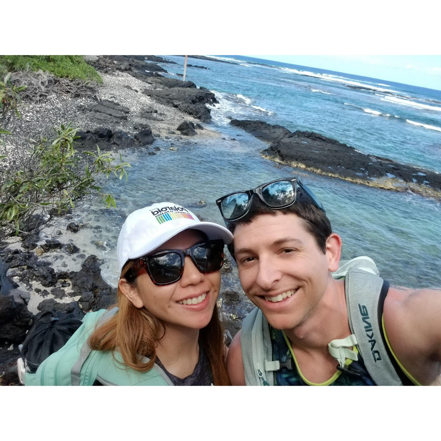 ....Or hiking by the ocean.