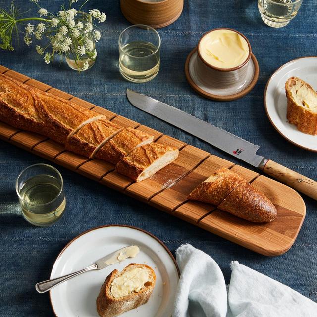 Reclaimed Wood Baguette Slicing Board