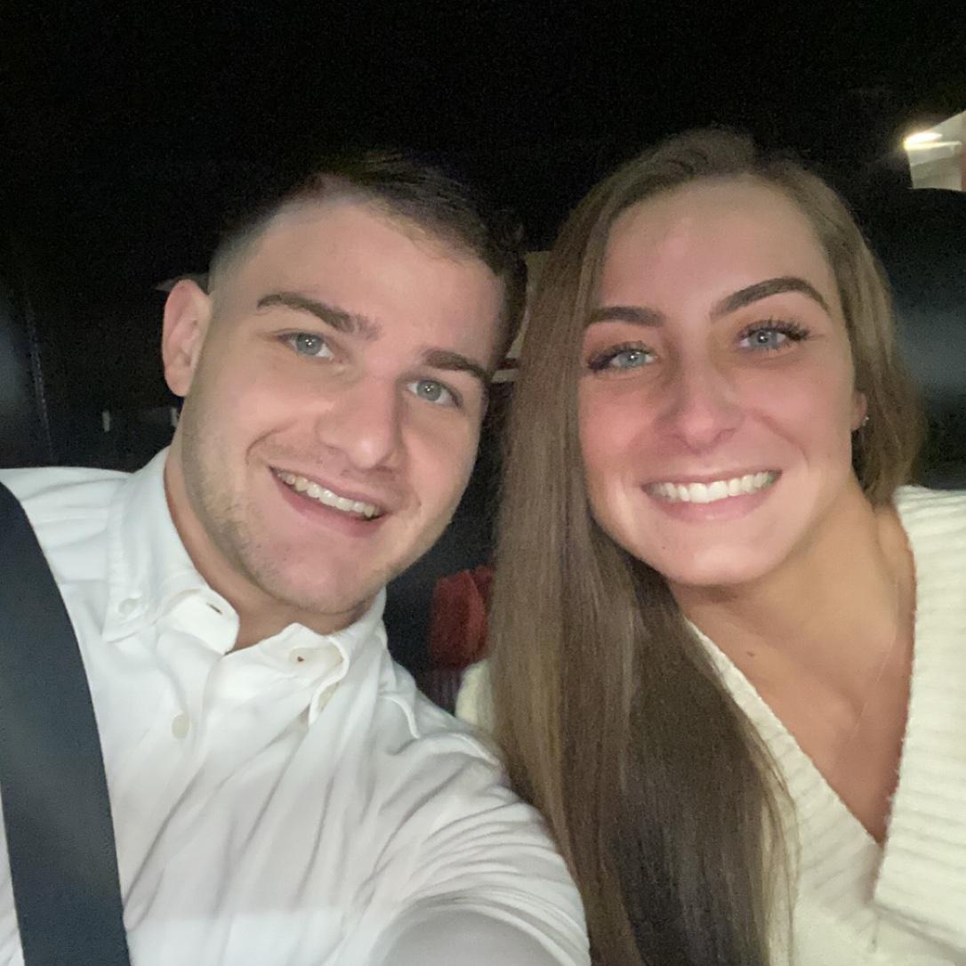 Parking garage selfie before Christmas '21