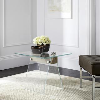Modern Glass Loft Accent Table