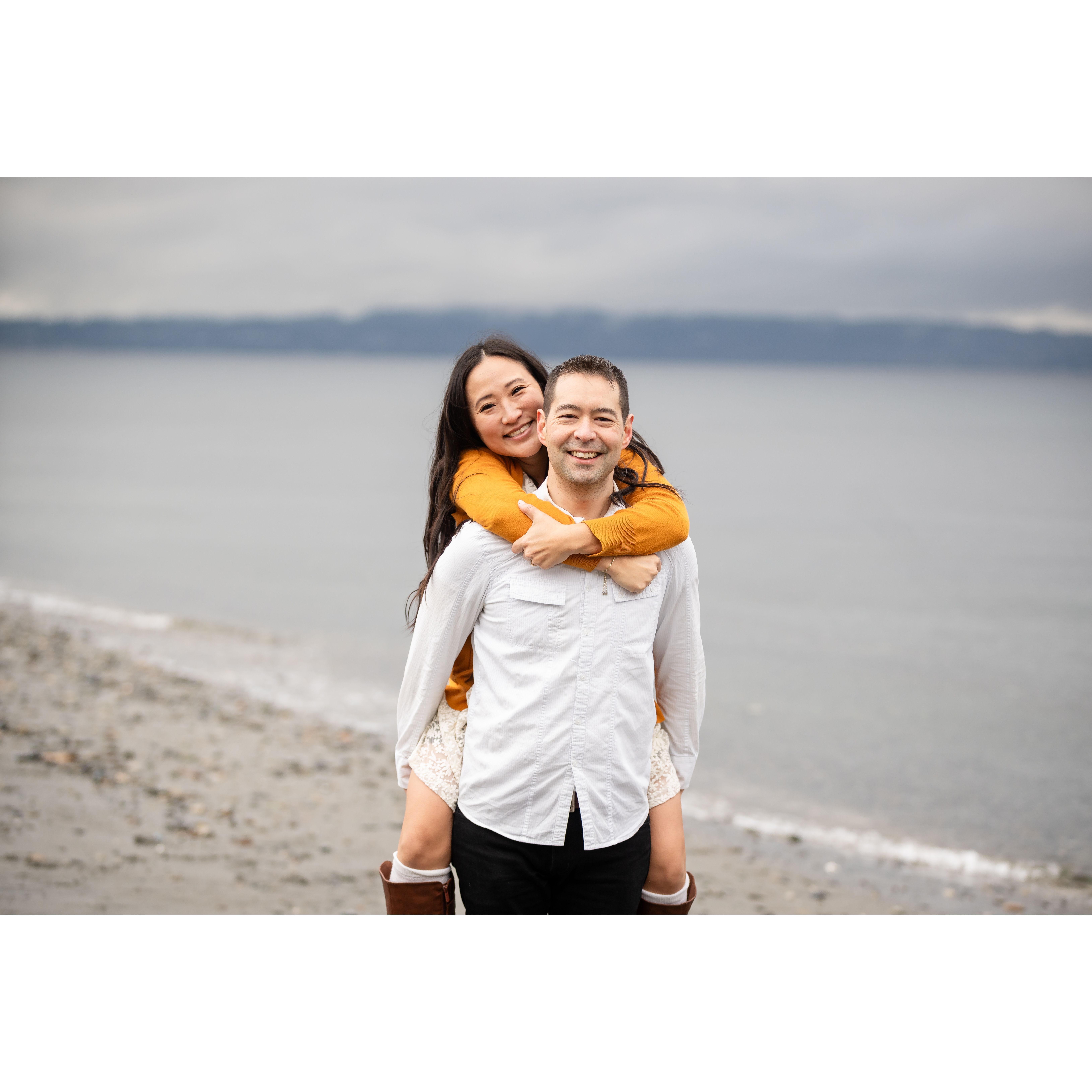 This is golden gardens, where we celebrated Diana's birthday with friends.