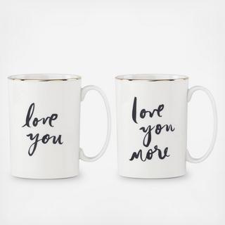 Bridal Party Love U Mug Set