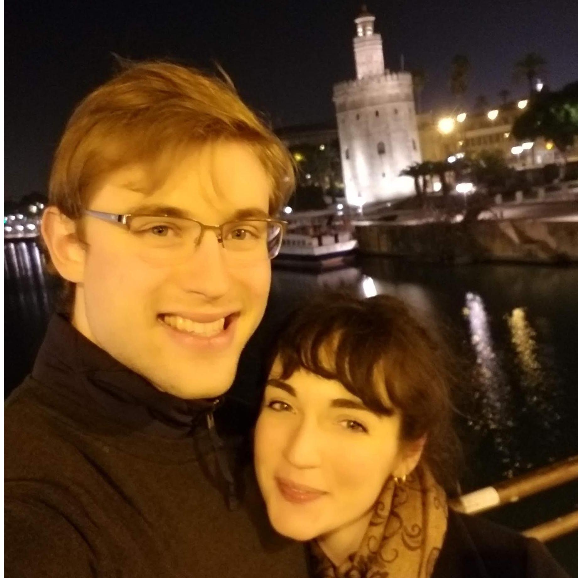 More selfies on rivers, this time in Spain! I think this is Cordoba?