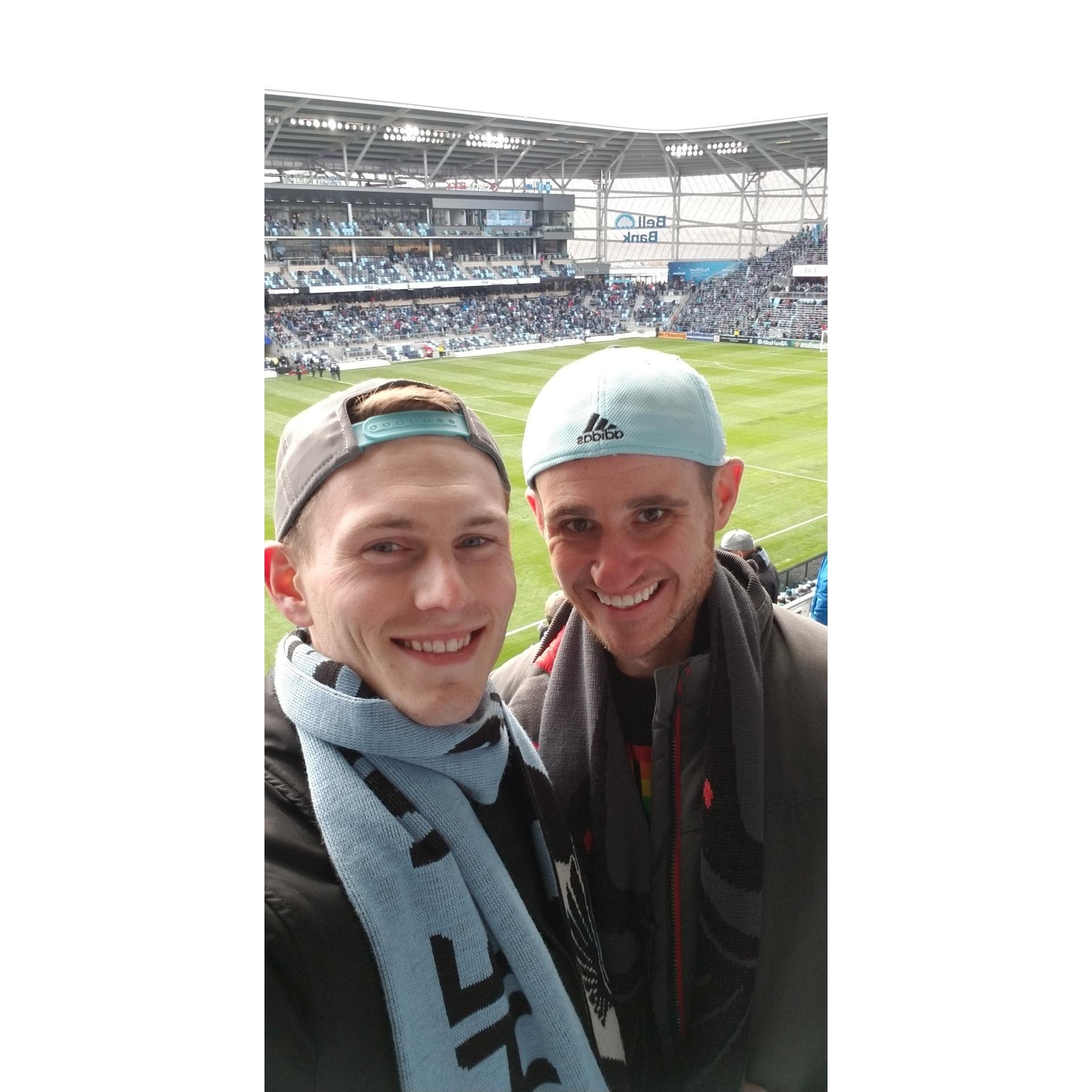 Mutual love of soccer