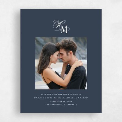 Standard Wedding Save the Date - Jalen Portrait