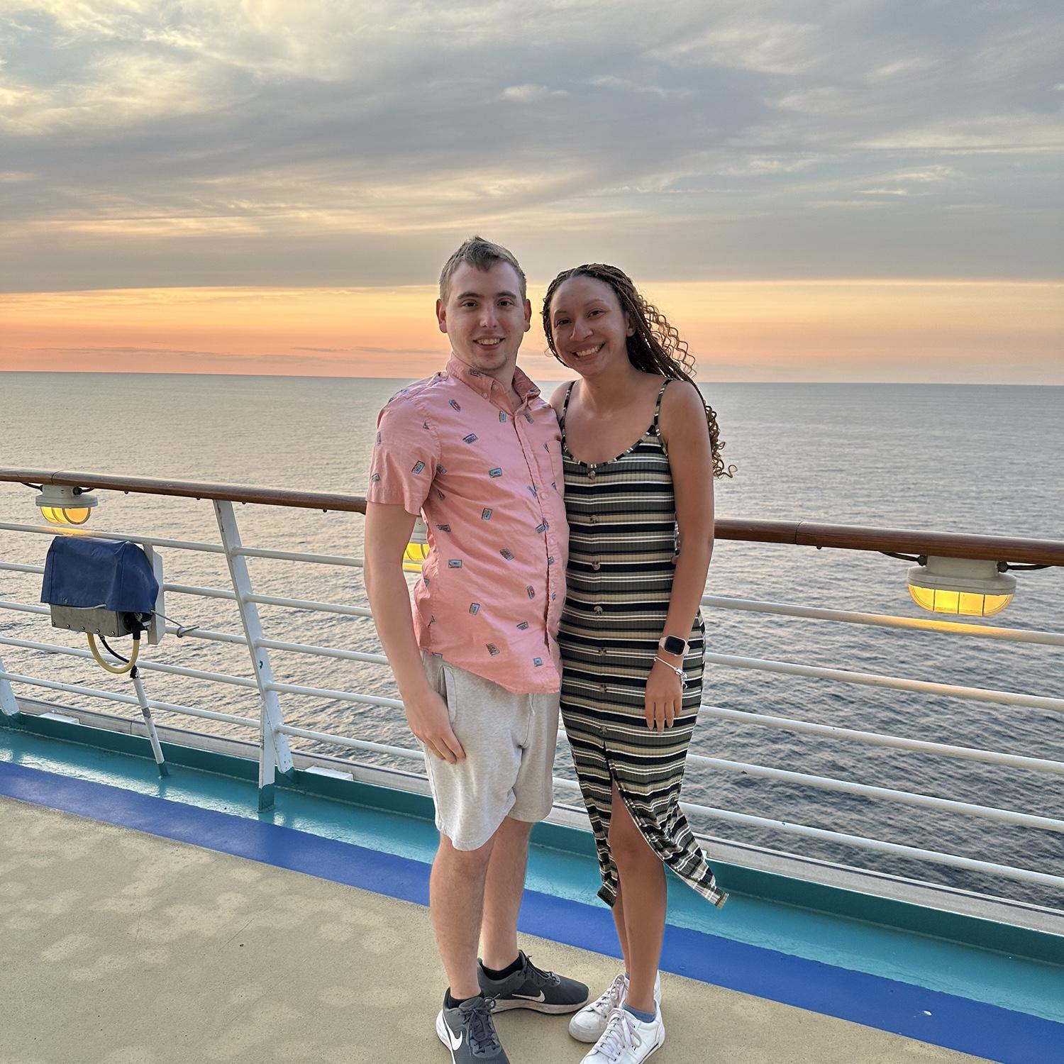 Our first cruise together. We went to Halifax, Nova Scotia, CAN with friends.