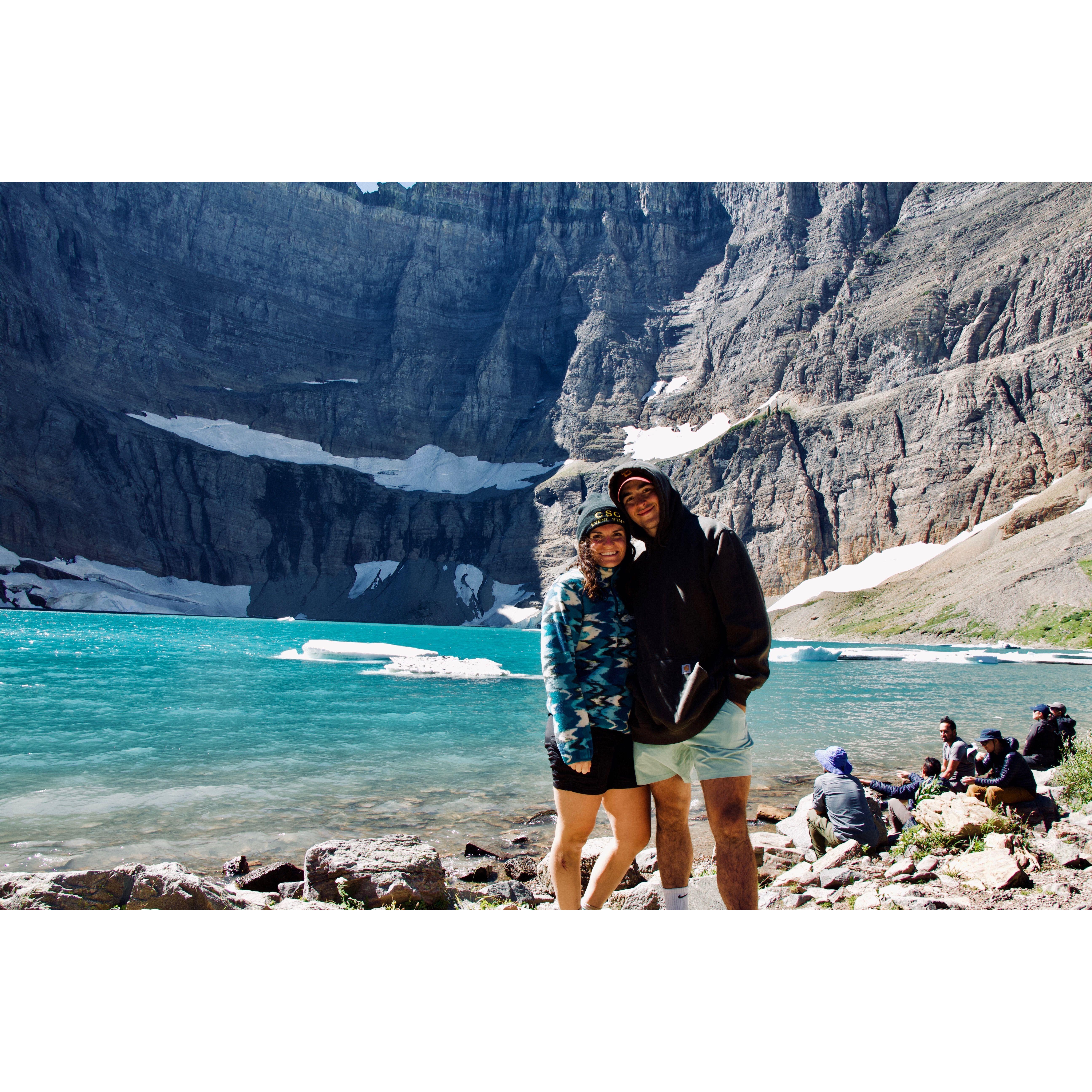 Iceberg Lake - yes we did go swimming ;)